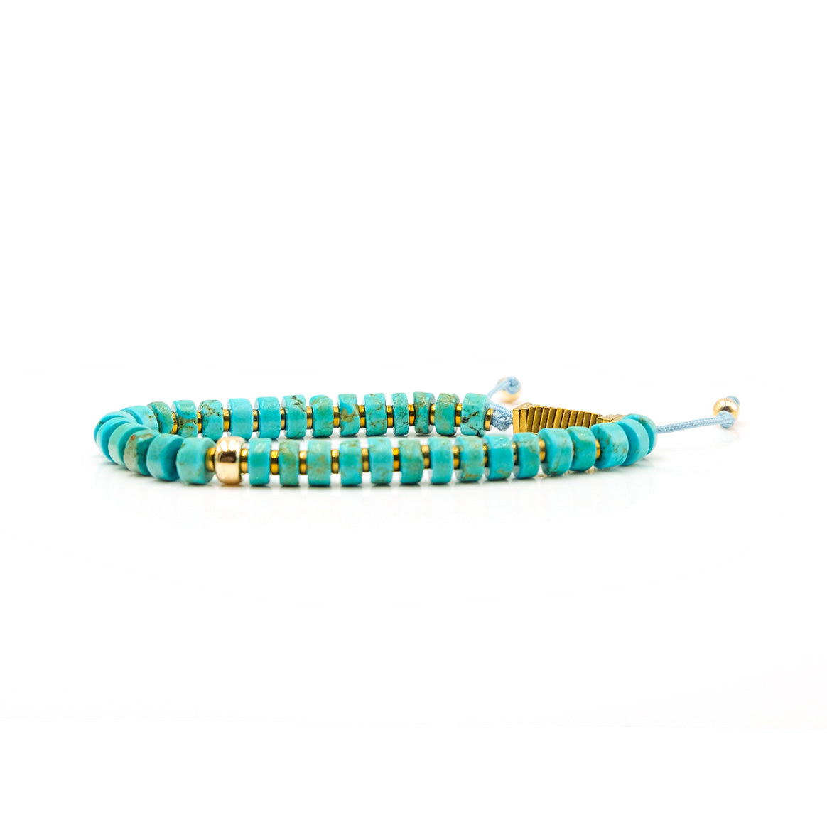 Handcrafted vibe jewelry bracelet turquoise hematite with a cause | Popvibe