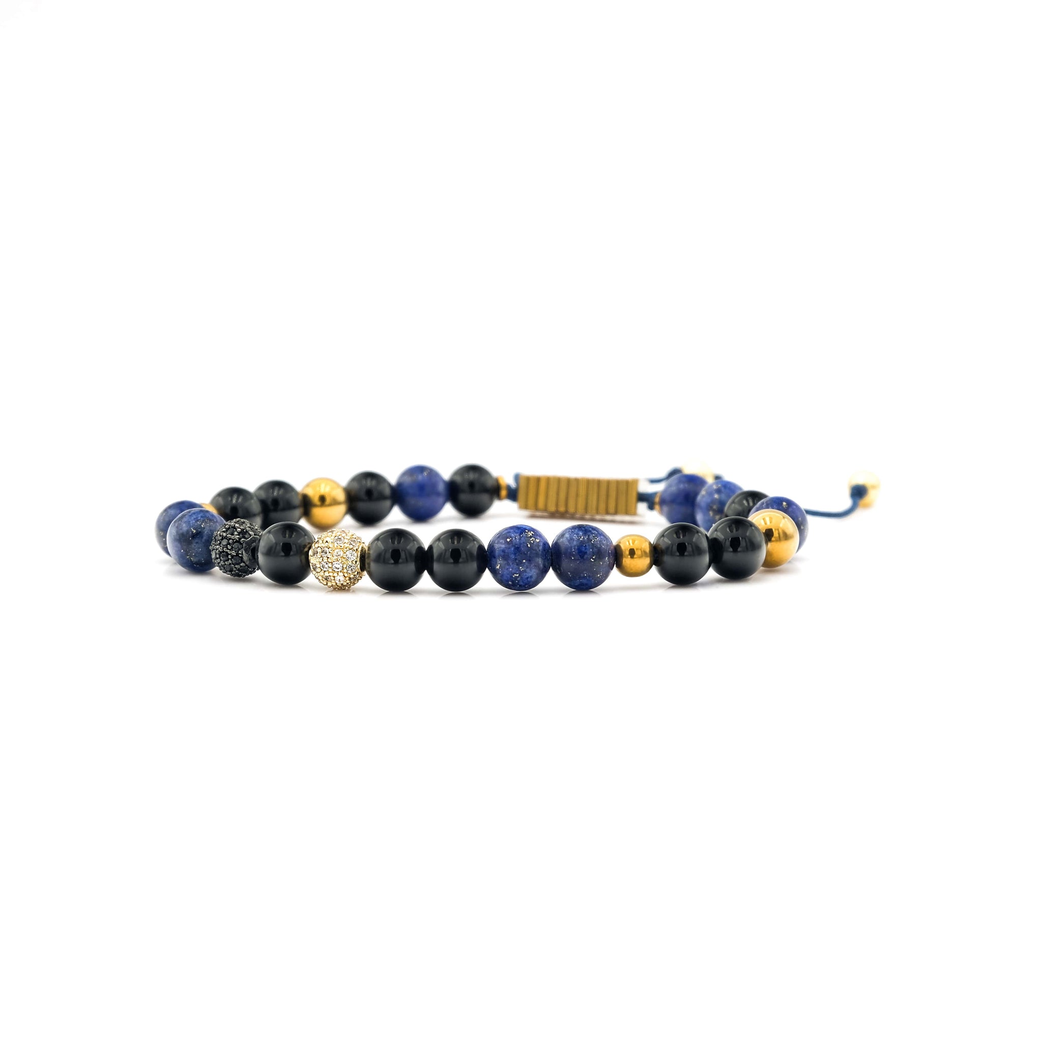 Lapis Lazuli, Onyx & Hematite Bracelet | Project C.U.R.E.