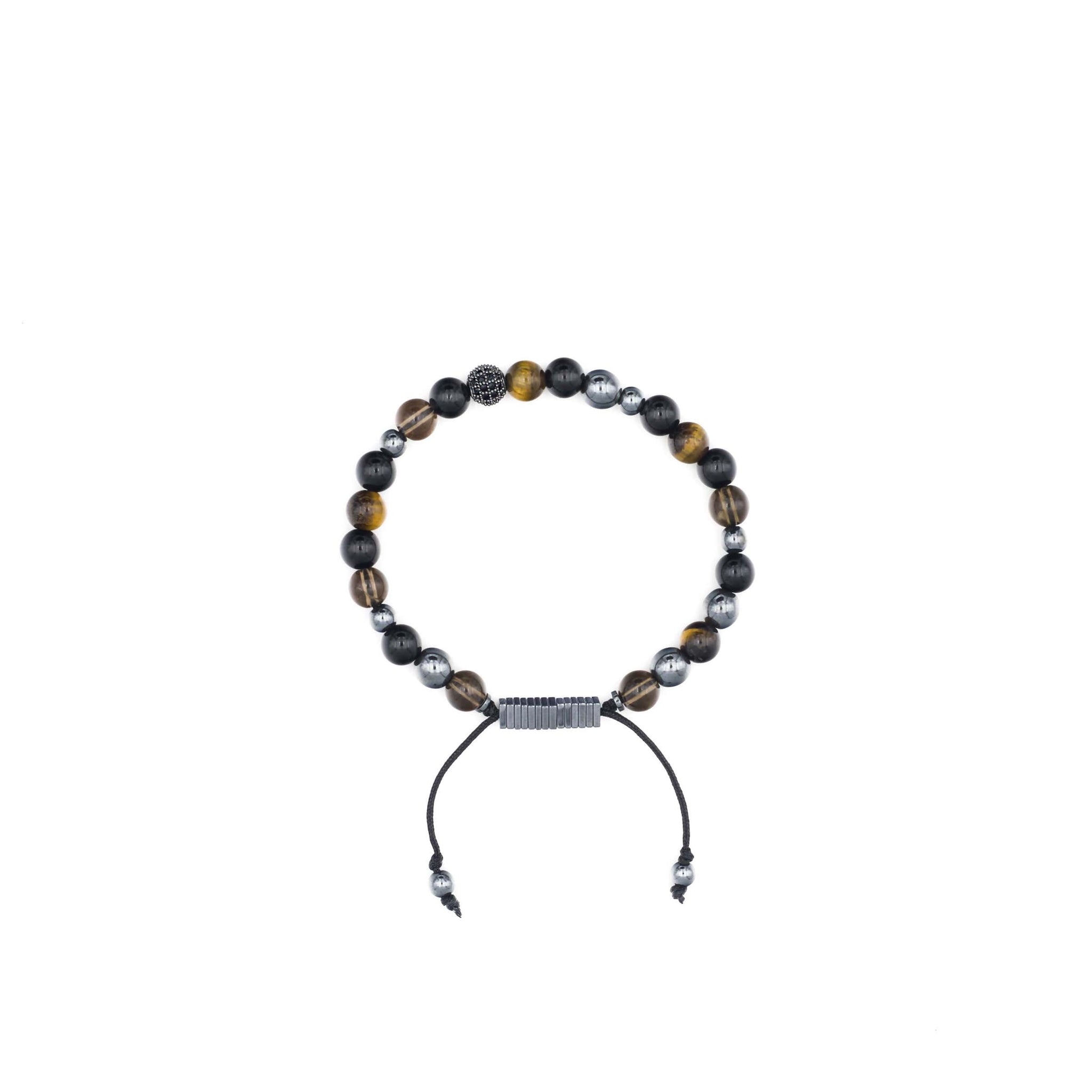 Onyx, Quartz, Tiger Eye & Hematite Bracelet | Ali Forney Center