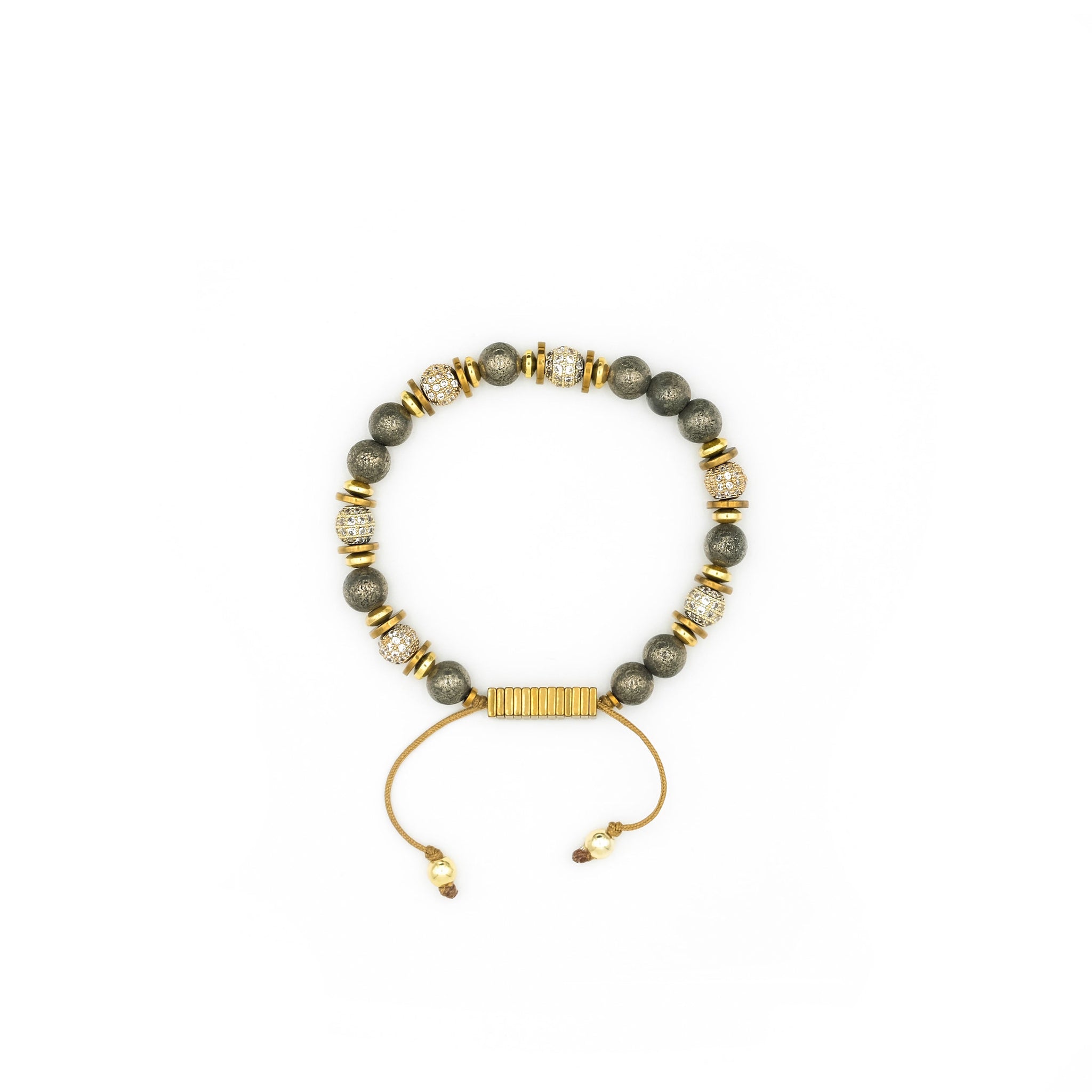 Natural Gold Pyrite Bracelet | Ali Forney Center