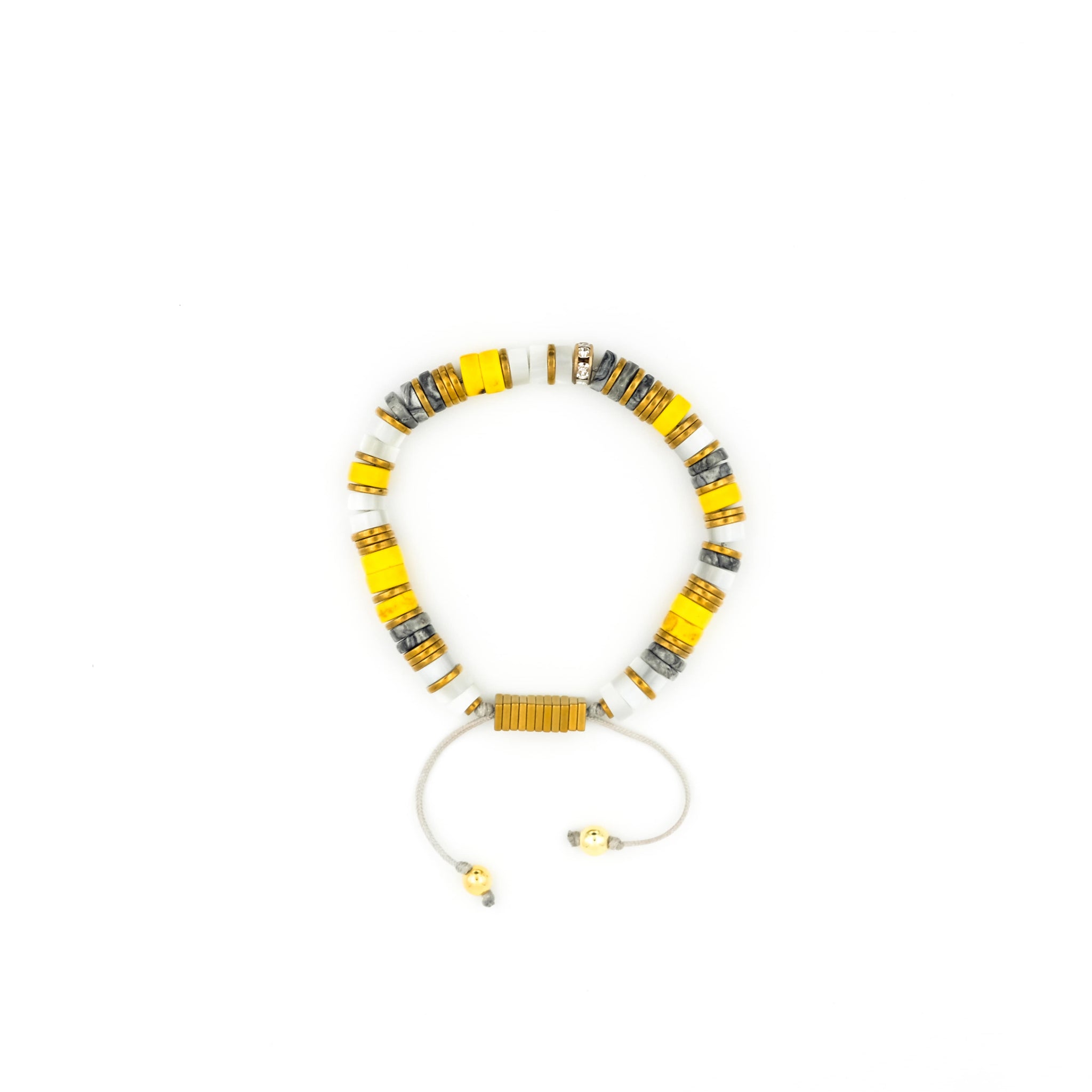 Jasper, Turquoise & Pearl Heishi Bracelet | BCRF